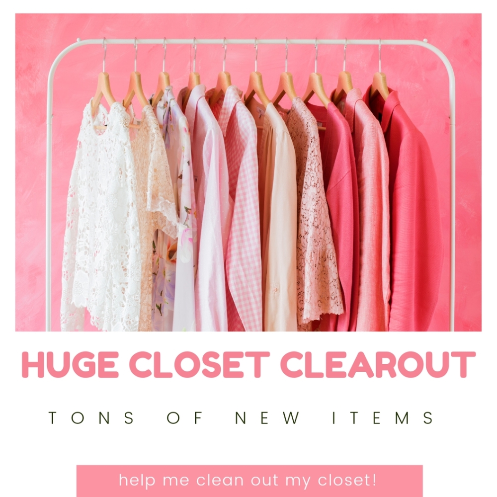 Cleaning out my closet | Adding items daily!
